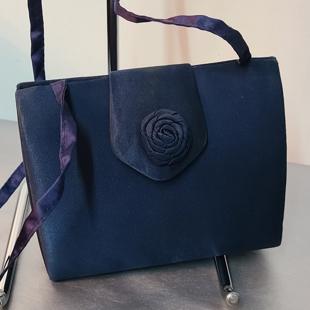 Neiman Marcus Satin Mini Crossbody Purse